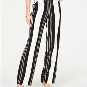 INC Striped Wide Leg Pants